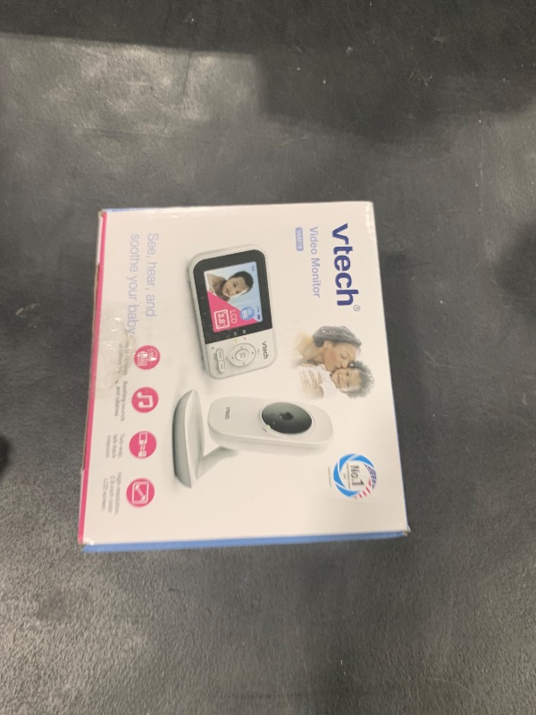 Photo 1 of VTech VM819 Baby Monitor with Camera and Audio, 2.8” Screen Portable Baby Camera, Night Vision, 2-Way Audio, Temperature Sensor and Lullabies, Secure Transmission No WiFi, Ideal for Baby/Elderly/Pet