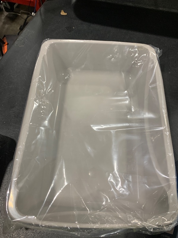 Photo 1 of Petmate Litter Pan, Blue/Gray, Small, Made in USA