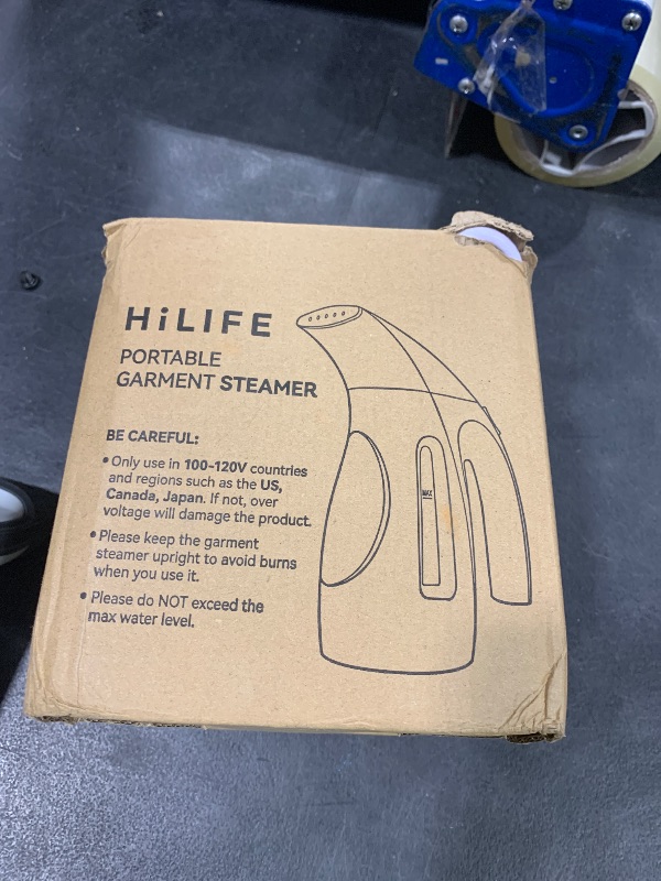 Photo 1 of HiLIFE Steamer for Clothes, Portable Handheld Design, 240ml Big Capacity, 700W, Strong Penetrating Steam, Removes Wrinkle, for Home, Office(ONLY FOR 120V)