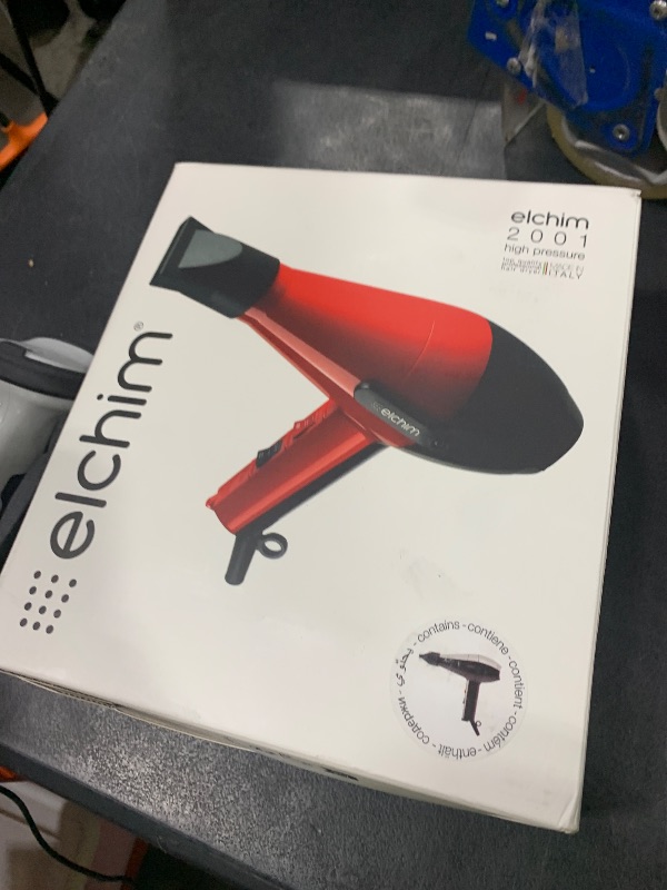 Photo 1 of Elchim Classic 2001 High Pressure Hair Dryer - 1875 Watt Quick Dry Professional Salon Blow Dryer, Corded electric