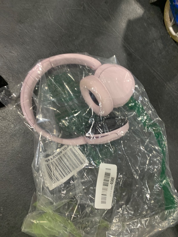 Photo 1 of Sony WH-CH520 Wireless Headphones Bluetooth On-Ear Headset with Microphone and up to 50 Hours Battery Life with Quick Charging, Pink