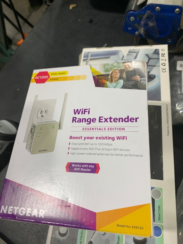 Photo 1 of NETGEAR WiFi Range Extender (EX6120) - Add up to 1,500 sq. ft., 25 Devices - AC1200 Dual Band Wireless Signal Booster & Repeater (Up to 1.2 Gbps Speed), Compact Wall Plug Design – Free Expert Help