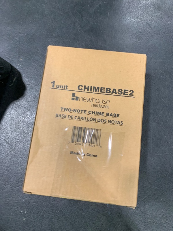 Photo 1 of Newhouse Hardware CHIMEBASE2 Door Bell Chime Mechanism Assembly, Fits Most Nutone Models, 6.75” L x 4.75” W x 1.75” H, Black