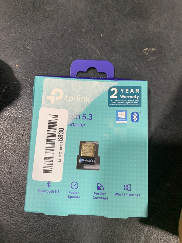 Photo 1 of TP-Link USB Bluetooth Adapter for PC - Bluetooth 5.3 Dongle Receiver, Plug and Play, Nano Design, EDR & BLE, Supports Windows 11/10/8.1/7 for Desktop, Laptop, PS5/PS4/Xbox Controller (UB500)
