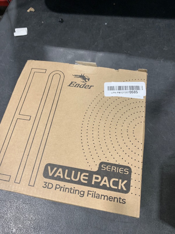 Photo 1 of Creality 3D Printer Filament, PLA Filament 1.75mm Bundle for 3D Printing, Ender PLA Filament 3D Printers, No-Tangling, Strong Bonding & Overhang Performance, Accuracy +/- 0.02mm (Black & Grey 2-Pack)