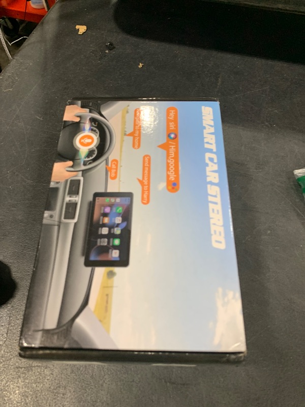 Photo 1 of Apple Carplay Screen for Car, 7" HD Portable Car Stereo Touch Screen with Wireless Android Auto, Backup Camera with LED/Mirror Link/Voice Control/Bluetooth/GPS/AUX/FM Satellite Radio for All Vehicles