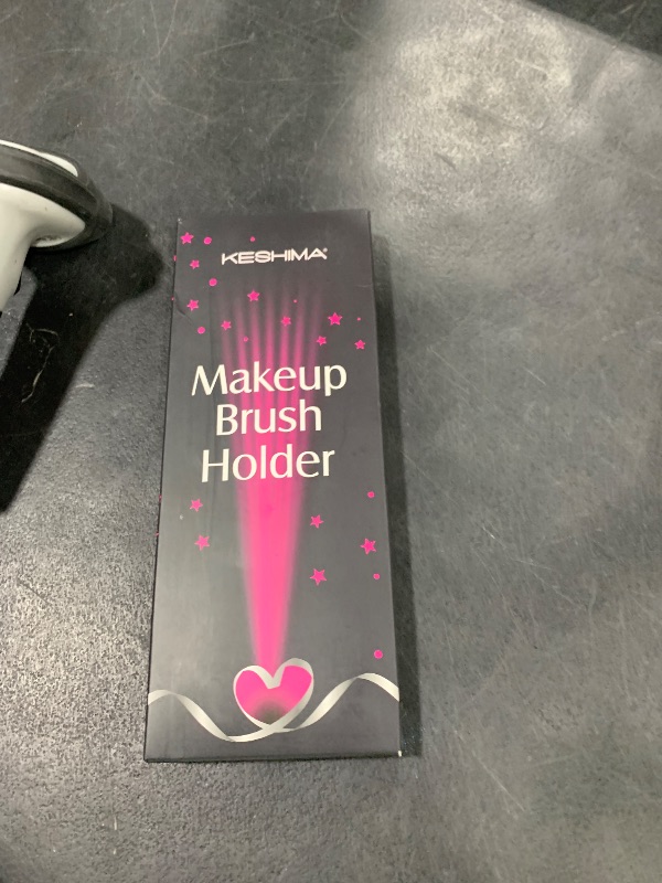 Photo 1 of KESHIMA Travel Makeup Brush Bag - Stylish Silicone Brush Holder, Soft Travel Makeup Holder
