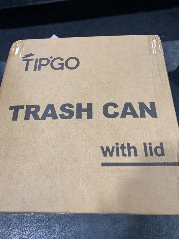 Photo 1 of TIPGO Slim Bathroom Trash Can with Lid Soft Close, Step Pedal, 6 Liter / 1.6 Gallon Stainless Steel Trash Bin, Small Garbage Cans for Bedroom, Office, Kitchen (White)