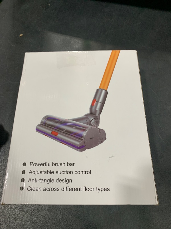 Photo 1 of DrRobor V11 V15 High Torque Brush Head Replacement Compatible with Dyson V7 V8 V10 Vacuum Cleaner, Suction Control Anti-Tangle Deep Clean for Carpets & Hard Floor