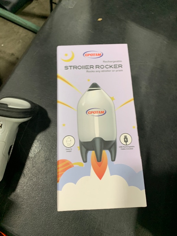 Photo 1 of CPOTAM Baby Rocker Portable Bouncer Rocker Aid Rocks Any Stroller Pram Baby Vibrating Soother Adjustable Speed Rechargeable Sleep Aid Newborn Essentials Must Haves Gifts