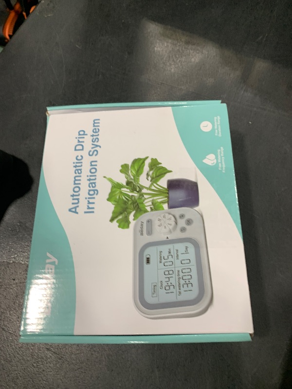 Photo 1 of Automatic Plant Waterer Indoor Self Watering System for 15 Potted Plants, Auto Drip Irrigation Kit Programmable Water Timer with Smart Humidity Detection