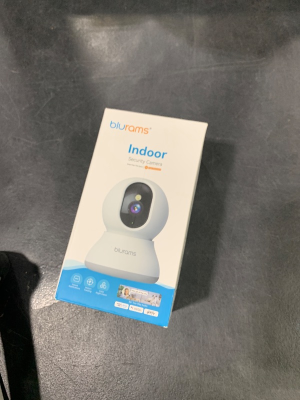 Photo 1 of blurams Indoor Camera 2K, Cameras for Home Security 5G&2.4GHz, 360° Pet Camera w/Motion Tracking, Phone App, 2-Way Audio, IR Night Vision, Siren, Works with Alexa & Google Assistant