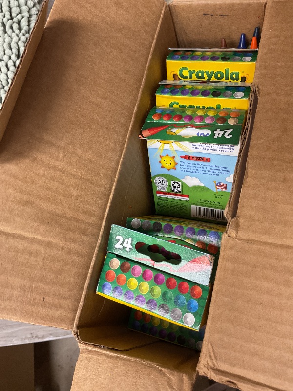 Photo 1 of Crayola Crayons Bulk (24 Packs), Teacher Supplies, Kids Back to School Essentials, Classroom Must Haves for Preschool & Kindergarten, Ages 3+