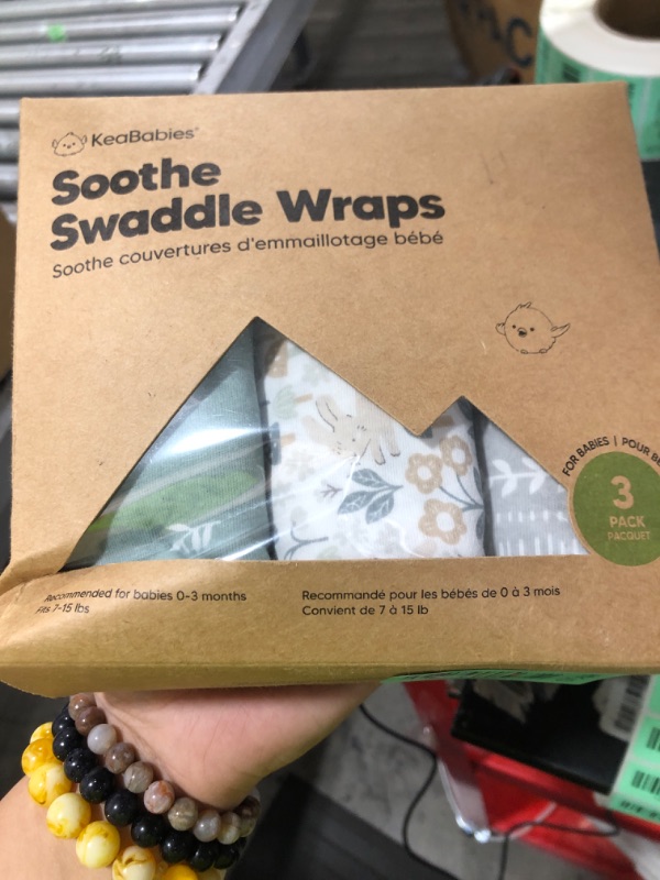 Photo 1 of KeaBabies 3-Pack Organic Baby Swaddle Sleep Sacks - Swaddles for Newborns, Infant 0-3 Months, Baby Girls, Boys, Soft & Snug Newborn Sleep Sack, Nursery Swaddling Blankets (Prairie)