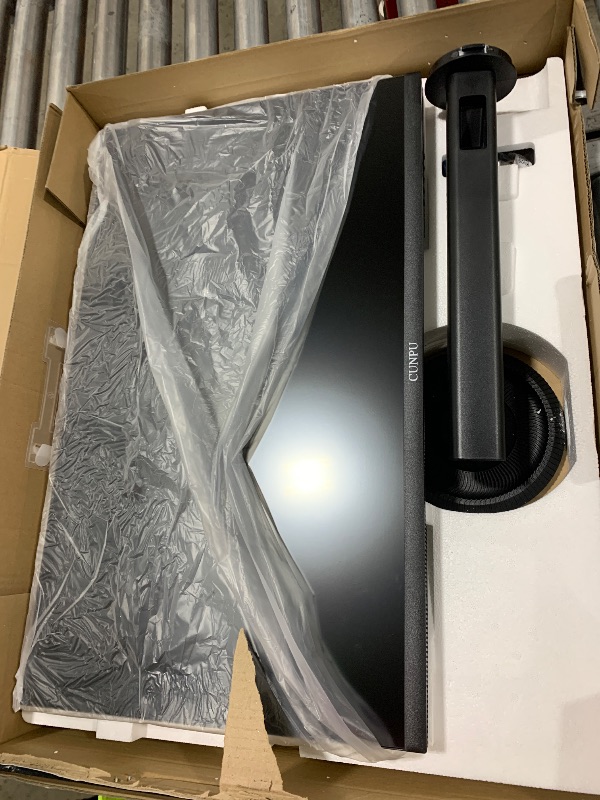 Photo 1 of SEE NOTES........CUNPU 27 Inch 4K IPS Monitor, UHD Untra-Slim Bezel Monitor, 65w USB Type-C Port Connectivity, for Home Office Creators, 99% DCI-P3, Height/Swivel/Tilt/Pivot Adjustable, Built-in Speaker, DP/HDMI