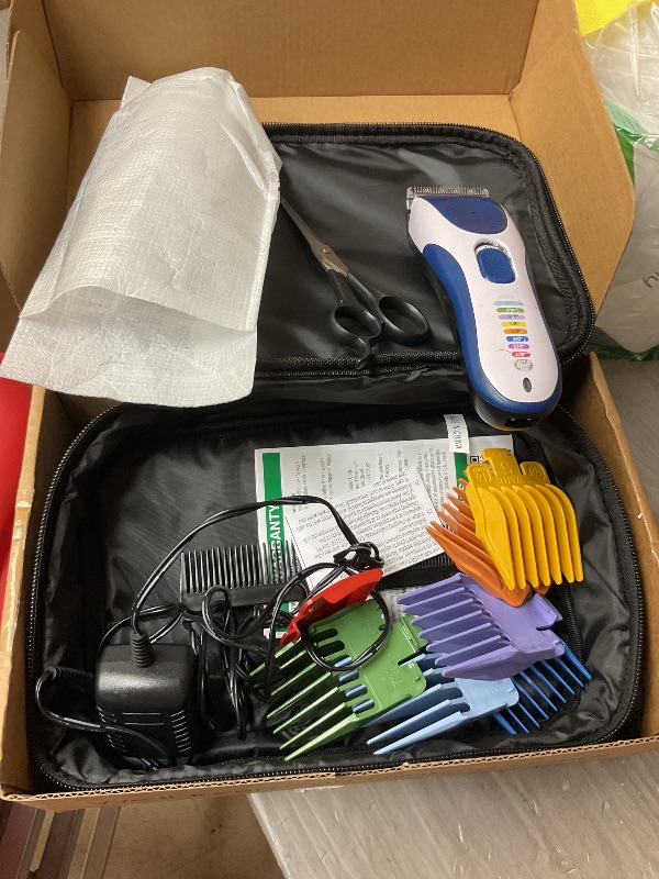 Photo 1 of Wahl Color Pro Cordless Rechargeable Hair Clipper & Trimmer – Easy Color-Coded Guide Combs - for Men, Women, & Children – Model 9649P