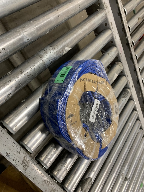 Photo 1 of 2 IN x 30FT Pool Backwash Hose Heavy Duty Drain Discharge Double PVC Layflat Hose with 2 Clamps, Weatherproof Burst Resistant for Water Transfer, Sump Pump, Pool Filter, Pool Drain (9.2M,Blue)