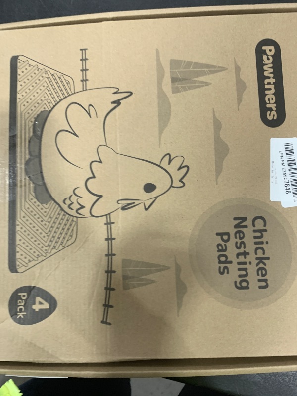Photo 1 of Nesting Pads for Chicken Coop: Nesting Box Pads for Chicken Coop Bedding, Washable Nesting Box Liners for Chicken Laying Boxes, 12"x 12" Chicken Nesting Pad for Laying Eggs, 4 Pack
