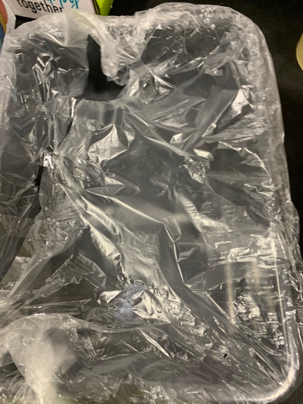 Photo 1 of 4-Pack Commercial Bus Tubs 8L, Grey Plastic Bus Box/Tote, Bus Wash Dish Basin Pans