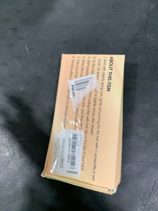 Photo 1 of 6 Pcs Set Heatless Hair Curler, Heatless Curls Headband, Overnight Curling Headband, Creates Beautiful Curls Without Damaging The Hair (Black)