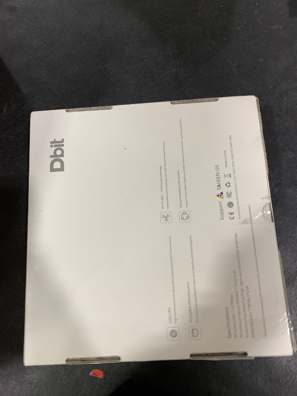 Photo 1 of DBIT AC1200 Gigabit WiFi Router 2.4GHz +5GHz Dual Band MU-MIMO Wireless Internet Router, 4 x 10/100/1000Mbps Ethernet Ports, 4 x 5dBi Antennas, Support Router, AP, Repeater Mode, EasyMesh, White
