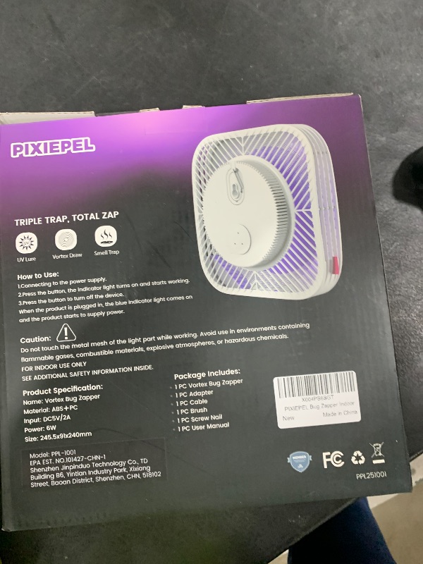 Photo 1 of Bug Zapper Indoor, 2025 Updated Mosquito Zapper & Fly Killer with Dual Wavelengths and Dual Action Control – Quiet Suction Fly Trap & High-Voltage Electric Zapper for Home, Garage, Backyard
