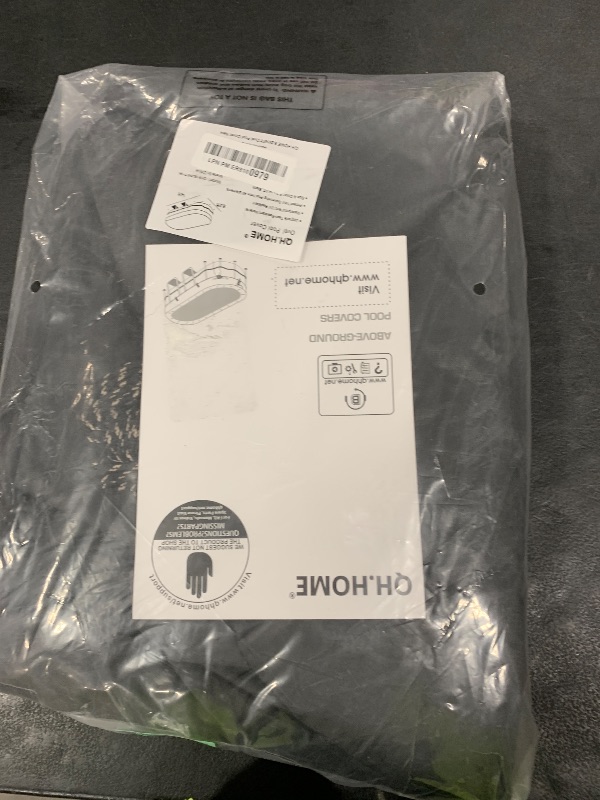 Photo 1 of QH.HOME Winter Oval Pool Cover for 8.2x14 Ft Bestway/Intex/Coleman Frame Oval Pool, [2025 Upgraded Heavy Duty Fabric Durable&Ultimate Windproof] with Fast Tightening Ratchet,Cold and UV Resistant