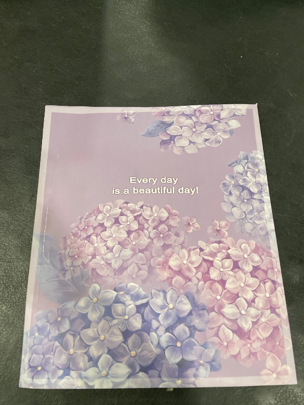 Photo 1 of Flower Pop Up Cards, Nantucket Hydrangeas, 12in Paper Flowers 3D Greeting Cards with Blank Note Card and Envelope for Birthday, Anniversary, Wedding,Thank You Gift Cards for Women Girls Friends