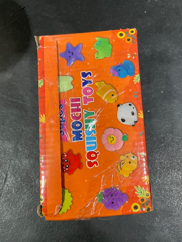 Photo 1 of 30 Pack Squishy Toys, Kawaii Squishies Party Favors for Kids 4-8 8-12 Treasure Box Toys for Classroom Birthday Xmas Gifts Goodie Bag Mini Animals Mochi Squishy Stress Relief Sensory Toys Random