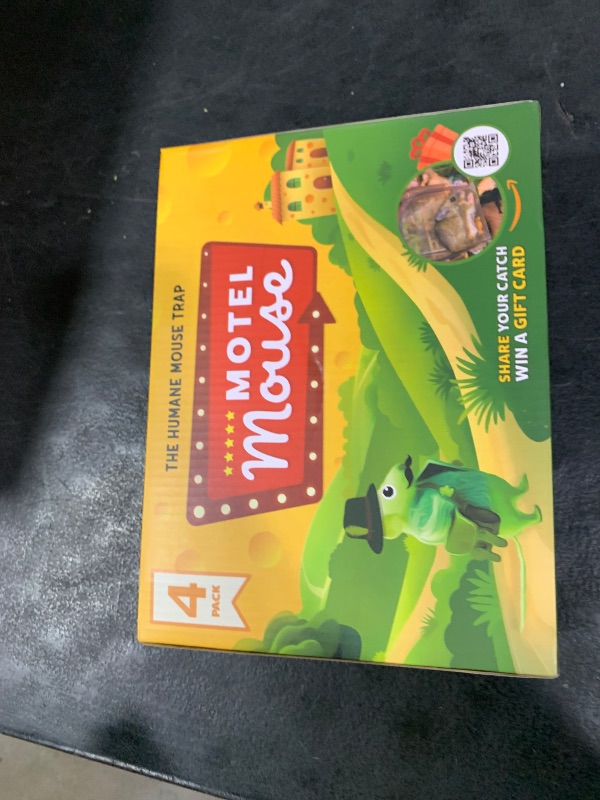 Photo 1 of Motel Mouse Humane No Kill Live Catch and Release Mouse Traps, Reusable with Cleaning Brush - 4 Pack