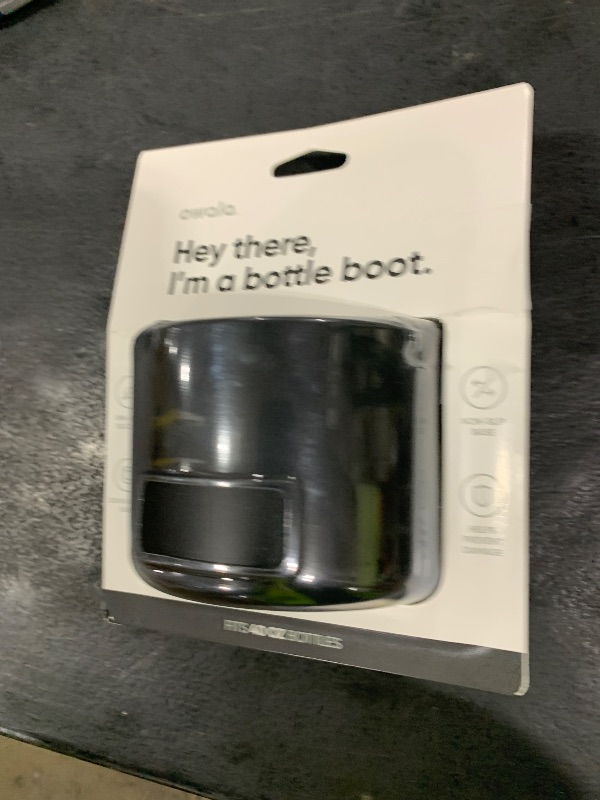 Photo 1 of Owala Silicone Water Bottle Boot, Anti-Slip Protective Sleeve for Water Bottle, Protects FreeSip and Flip Stainless Steel Water Bottles, 40 Oz, Black
