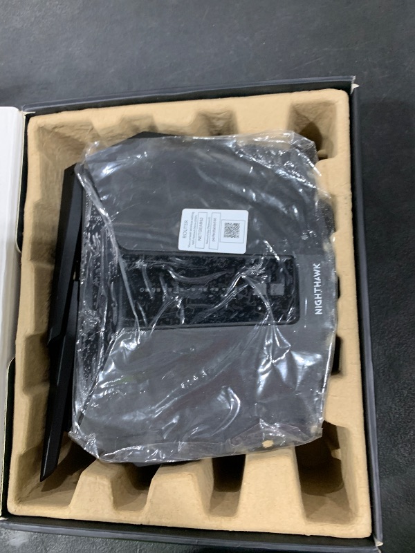 Photo 1 of NETGEAR Nighthawk WiFi 6 Router (RAX30) - Security Features, 5-Stream Dual-Band Gigabit Router, AX2400 Wireless Speed (Up to 2.4 Gbps), Covers Up to 2,000 sq.ft. and 20 Devices