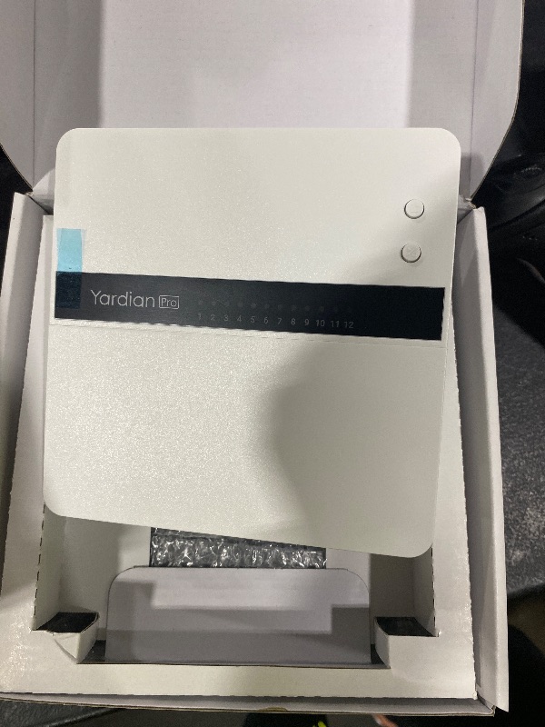 Photo 1 of Aeon Matrix Yardian Pro Smart Sprinkler Controller 8 Zone - Control Buttons, Apple HomeKit, Alexa, Google Assistant and Home Assistant Compatible, Enhanced Wi-Fi, RJ45, Level VI Worldwide Power Supply