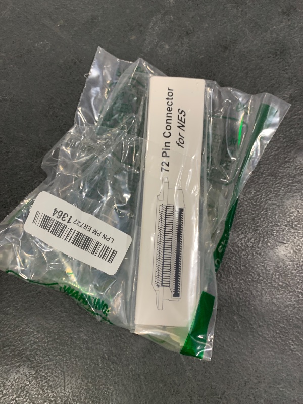 Photo 1 of SUNJOYCO NES Cartridge Slot, 72 Pin NES Connector for NES 8 Bit Entertainment System Nintendo Console Games Repair Part