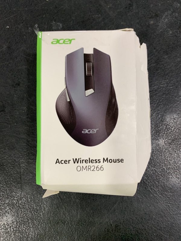 Photo 1 of acer Wireless Mouse for Laptop, 2.4GHz Computer Mouse 3 Adjustable DPI Office Cordless USB Mice with USBA Receiver, 6 Buttons, 1600 DPI, Medium to Large Sized Hands Compatible with PC, Laptop, Desktop