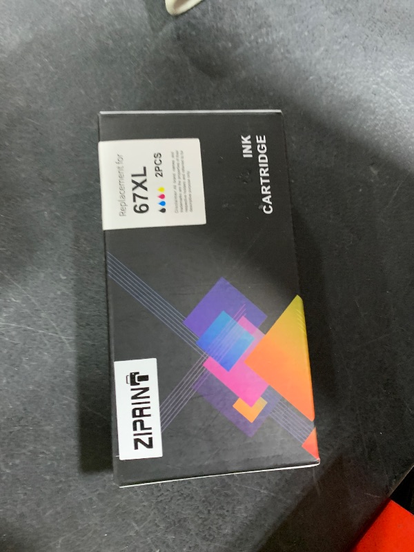 Photo 1 of ZIPRINT 67XL Ink Cartridges Black Color Combo Pack Remanufactured for Hp Printer Ink Hp 67 for DeskJet 2700 2700e 2755 2755e 4155e 4100 for Envy 6000 6055e 6400 6455e Printer