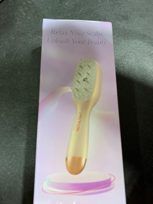 Photo 1 of 2025 New Upgraded Rechargeable 3-in-1 Scalp Massager Nano Mist Hair Oil Applicator Brush with Cooling Vibration & Hydrating Design | Effortless Detangling, Soothing Relaxation for All Hair Types