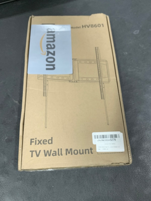Photo 1 of HOME VISION Heavy Duty Fixed TV Wall Mount for Most 32-86 Inch Flat TVs, Max VESA 600X400mm up to 165lbs Fits 16/18/24 Inch Wood Studs, Universal Low Profile Wall Mount TV Bracket, Space Saving HV8601
