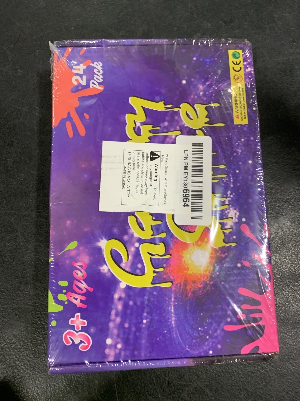 Photo 1 of Eunvabir 24 Pack Galaxy Slime Party Favors Kit for Kids, DIY Non-Sticky Slimes Stress Relief Toys for Girls Boys, Christmas Valentine Birthday Classroom Prizes/Games/Gifts