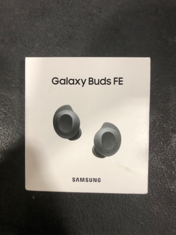 Photo 1 of Samsung Galaxy Buds FE True Wireless Bluetooth Earbuds, Comfort and Secure in Ear Fit, Auto Switch Audio, Touch Control, Built-in Voice Assistant, Graphite [US Version, 1Yr Manufacturer Warranty]