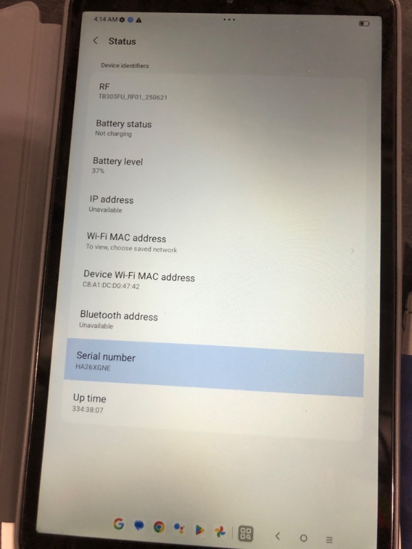 Photo 1 of Lenovo Tab One - Lightweight Tablet - up to 12.5 Hours of YouTube Streaming - 8.7" HD Display - 4 GB Memory - 64 GB Storage - MediaTek Helio G85 - Includes Folio Case