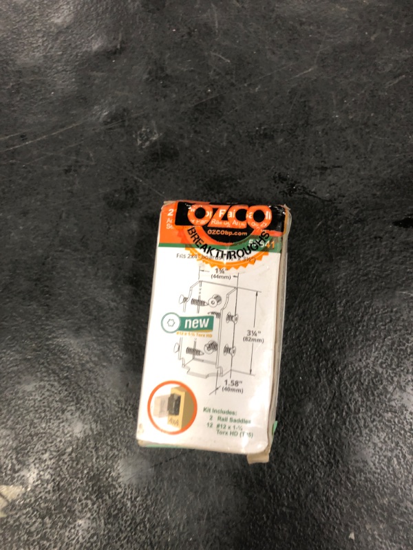 Photo 1 of Ozco Building Products 56641 Laredo Sunset 2x4 Top Rail Saddle, (2 per Pack)