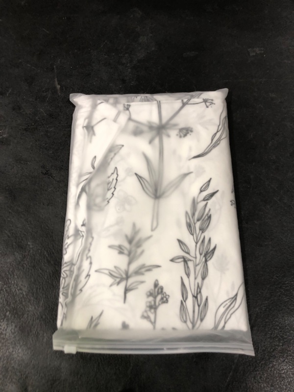 Photo 1 of Queen Pillow Cases Set of 2, 20x30 Envelope Closure Pillowcase Plant Patterns Pillow Cases, Soft Breathable and Non Shrinking White Pillow Cases Microfiber Brushed Pillowcases