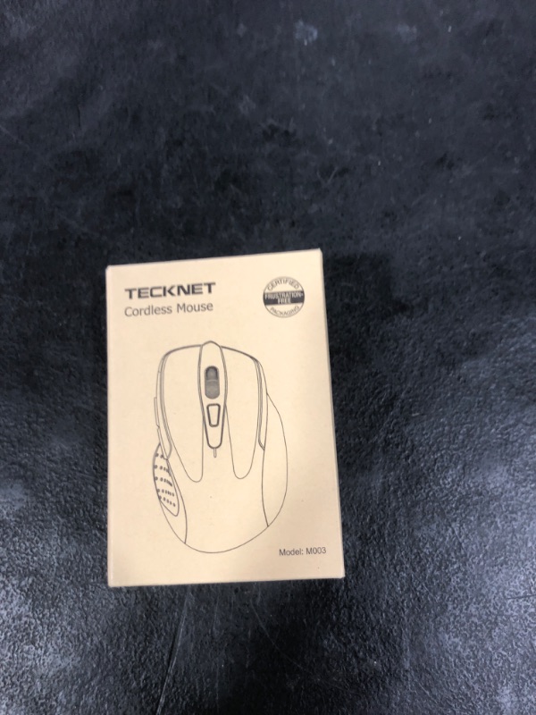 Photo 1 of TECKNET Wireless Mouse, 2.4G Ergonomic Optical Mouse, Computer Mouse for Laptop, PC, Computer, Chromebook, Notebook, 6 Buttons, 24 Months Battery Life, 2600 DPI, 5 Adjustment Levels, for Small Hand