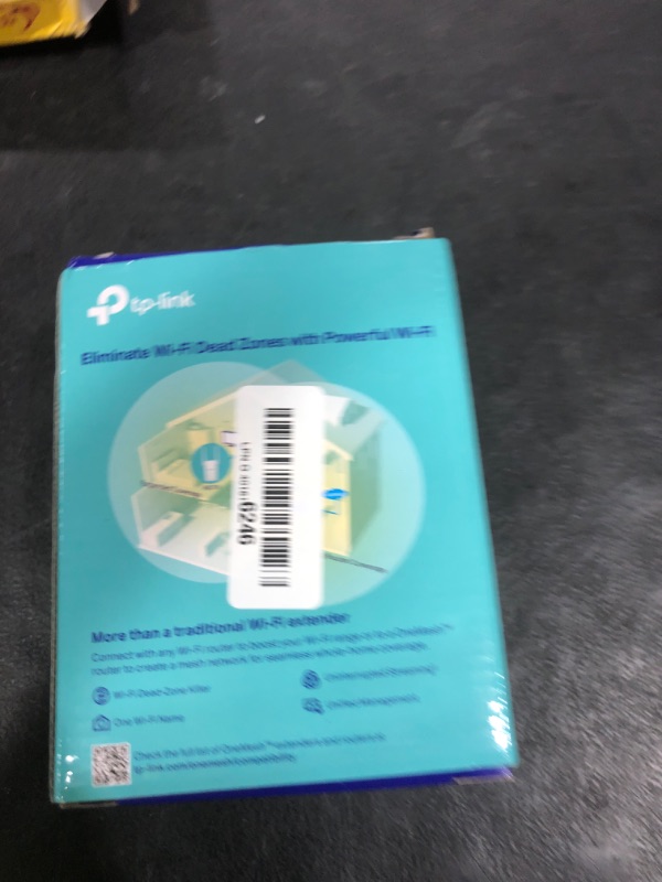 Photo 1 of TP-Link AC1200 WiFi Extender, 2025 Wirecutter Best WiFi Extender, 1.2Gbps Home Signal Booster, Dual Band 5GHz/2.4GHz, Up to 1600 Sq.ft and 32 Devices, EasyMesh Compatible, One Ethernet Port (RE315)