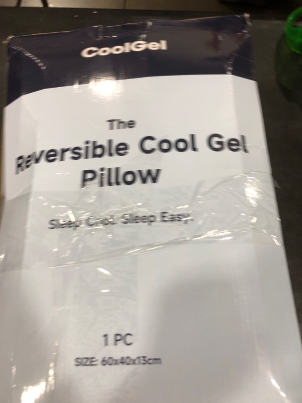 Photo 1 of Classic Brands Medium Firm Reversible Cool Gel Memory Foam Pillow, Standard Size