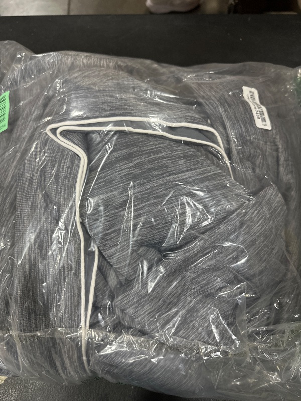 Photo 1 of Amélie Home Cooling Comforter Queen Size, Reversible Lightweight Cooling Blanket for Hot Sleepers, Q-Max 0.43 Summer Breathable Cooling Quilt for Night Sweats, 90" x 90", Heather Charcoal Grey