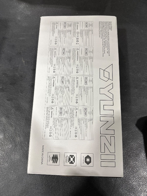 Photo 1 of YUNZII AL80 Wireless Mechanical Keyboard,Full Aluminum CNC, Smart LCD Display,Hot Swappable Gasket Mount 75% Layout with Knob,BT/2.4G/USB-C,QMK/VIA Support for Win/Mac (Silver, Cocoa Cream V2 Switch)