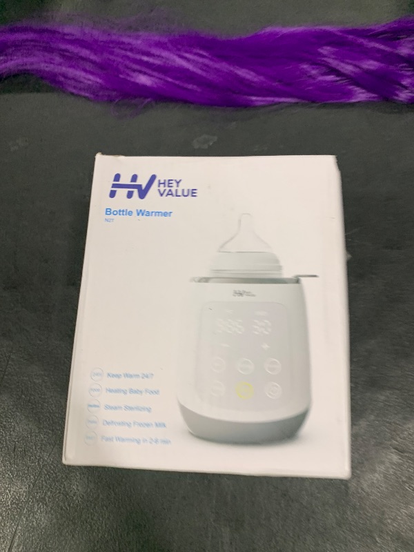 Photo 1 of HEYVALUE Bottle Warmer, 10-in-1 Fast Baby Bottle Warmer for Breastmilk, BPA-Free Milk Warmer with IMD LED Display, Smart Temperature Control, Thaw, Keep Warm, Steaming, Food Heating, Timer