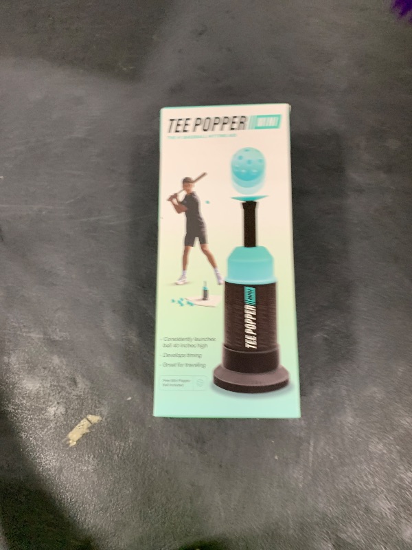 Photo 1 of Bandit Sports Baseball Training Mini Tee Popper, Hitting Tee for Perfect Swings, Batting Machine for Practicing Hitting Without a Pitcher (1 Popper Ball Included)